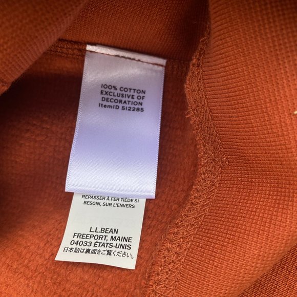 NWT L.L.Bean x Todd Snyder Men's Hoodie Sweatshirt in Light Russet(Sz XL & XXL) - Picture 13 of 14
